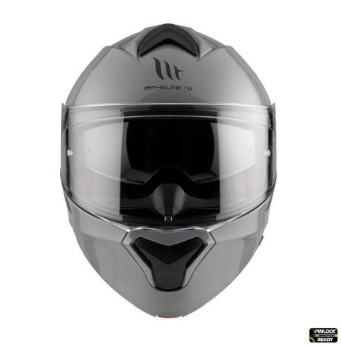 Casca Mt Helmets Genesis SV A12 gri lucios Pinlock ready - omologare noua ECE 22.06