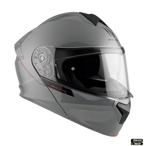 Casca Mt Helmets Genesis SV A12 gri lucios Pinlock ready - omologare noua ECE 22.06