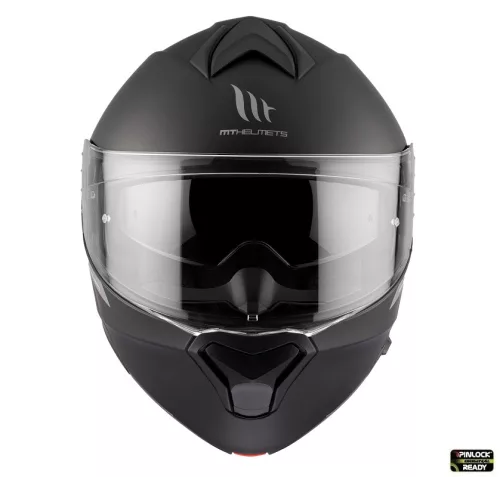 Casca Mt Helmets Genesis SV A1 negru mat Pinlock ready