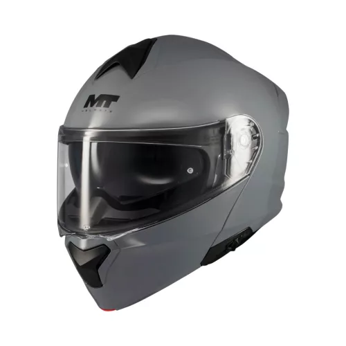 Casca Mt Helmets Genesis SV Pure A12 gri lucios Pinlock ready