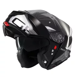   Casca Mt Helmets Genesis SV Atempo B2 negru/gri lucios Pinlock ready