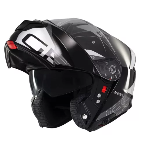 Casca Mt Helmets Genesis SV Atempo B2 negru/gri lucios Pinlock ready