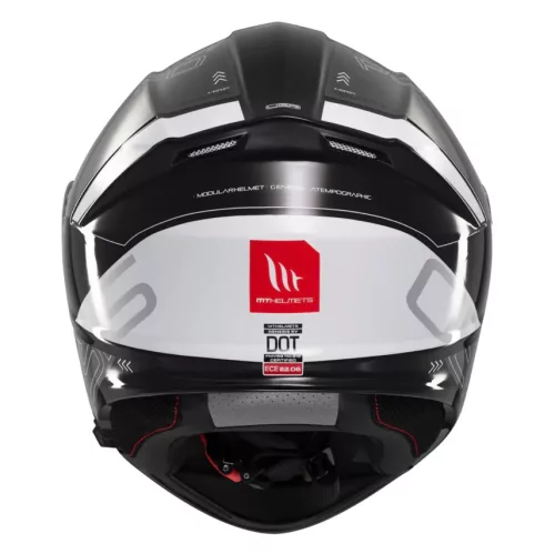 Casca Mt Helmets Genesis SV Atempo B2 negru/gri lucios Pinlock ready