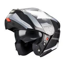 Casca Mt Helmets Genesis SV Raccoon B12 verde lucios