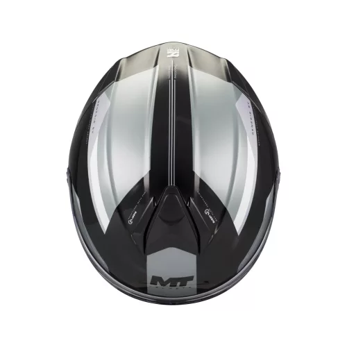 Casca Mt Helmets Genesis SV Raccoon B12 verde lucios