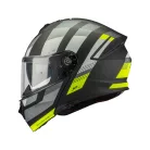 Casca Mt Helmets Genesis SV Stroke B13 negru mat/galben fluo
