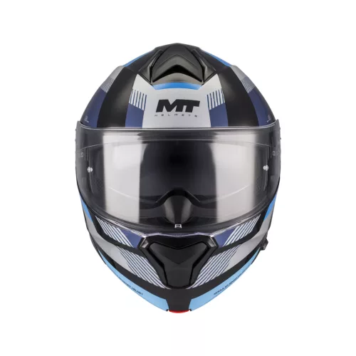 Casca Mt Helmets Genesis SV Stroke B7 negru/albastru