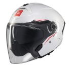 Casca open face motociclete MT Cosmo SV A0 alb lucios