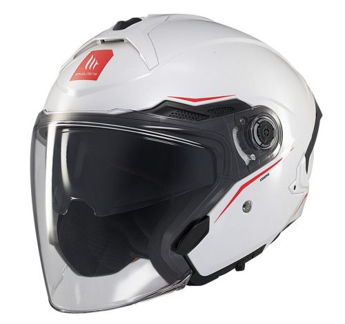 Casca Mt Helmets Cosmo SV A0 alb lucios