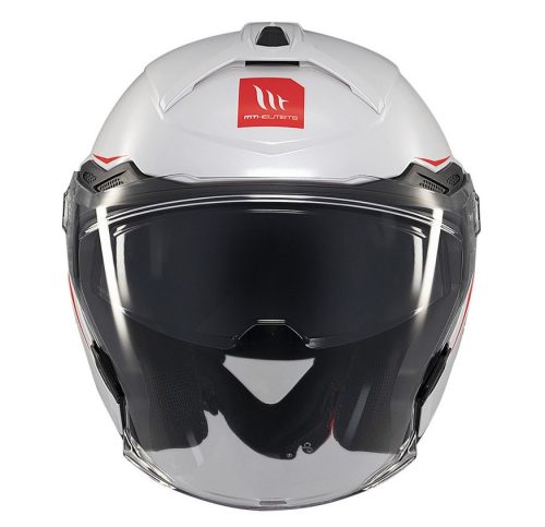 Casca Mt Helmets Cosmo SV A0 alb lucios