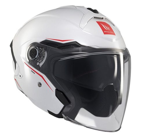 Casca Mt Helmets Cosmo SV A0 alb lucios