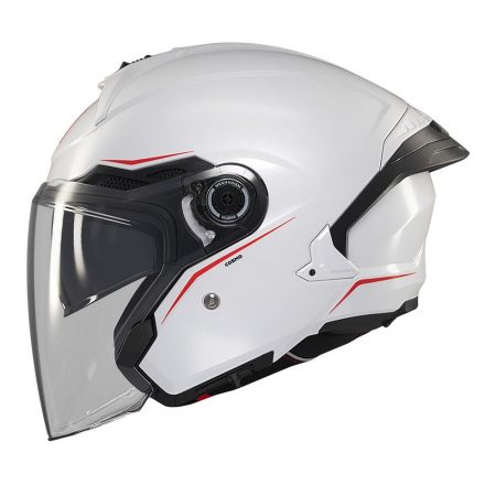 Casca MT Helmets Cosmo Sv A0 Alb Lucios