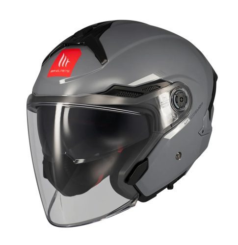 Casca Mt Helmets Cosmo SV A2 gri lucios