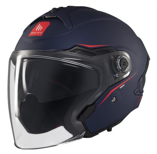 Casca Mt Helmets Cosmo SV A7 albastru mat