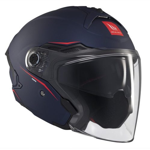 Casca Mt Helmets Cosmo SV A7 albastru mat