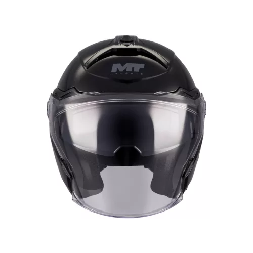 Casca Mt Helmets Cosmo SV Pure A1 negru lucios