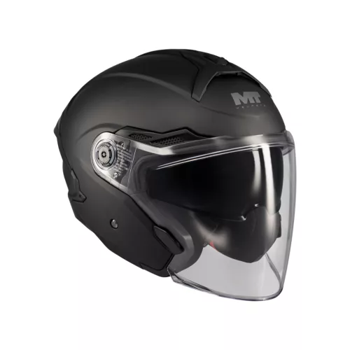 Casca Mt Helmets Cosmo SV Pure A1 negru mat