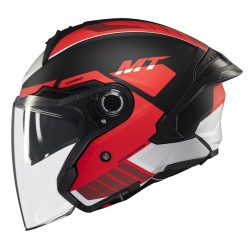 Casca Mt Helmets Cosmo SV Cruiser B5 rosu mat