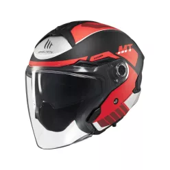 Casca Mt Helmets Cosmo SV Cruiser B5 rosu mat
