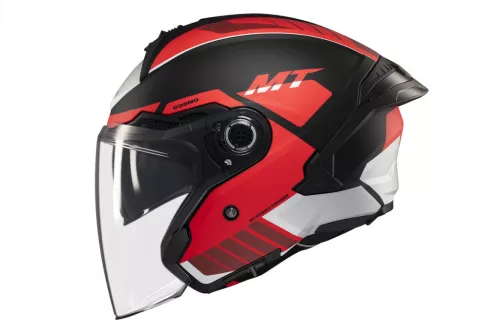 Casca Mt Helmets Cosmo SV Cruiser B5 rosu mat