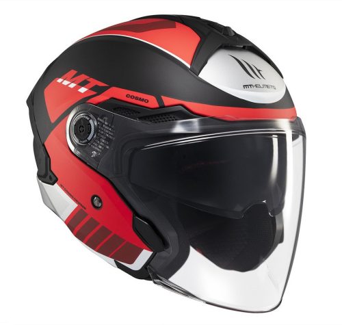 Casca Mt Helmets Cosmo SV Cruiser B5 rosu mat