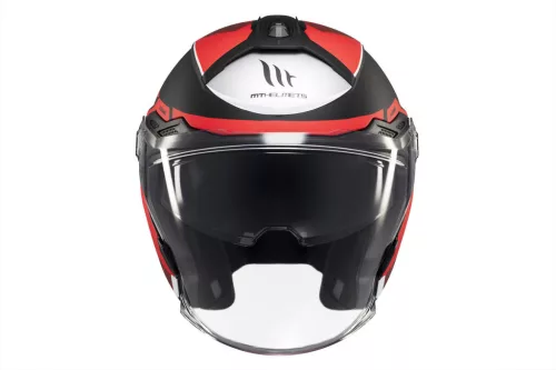 Casca Mt Helmets Cosmo SV Cruiser B5 rosu mat