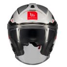 Casca Mt Helmets Cosmo SV Silence A2 gri lucios