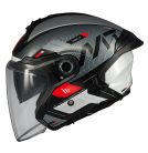Casca MT Cosmo SV Silence B2 negru/gri lucios   MT-V-37 - Negru/gri lucios