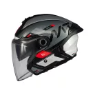 Casca Mt Helmets Cosmo SV Silence B2 negru/gri lucios