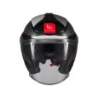 Casca Mt Helmets Cosmo SV Silence B2 negru/gri lucios