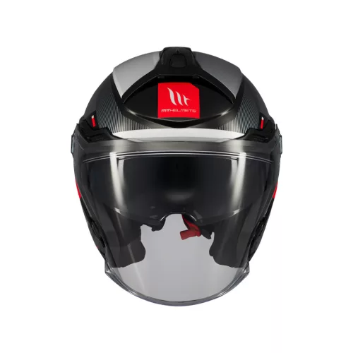 Casca Mt Helmets Cosmo SV Silence B2 negru/gri lucios