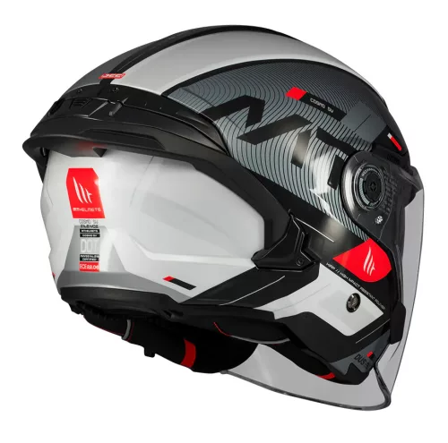 Casca Mt Helmets Cosmo SV Silence B2 negru/gri lucios