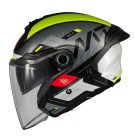Casca Mt Helmets Cosmo SV Silence B3 galben fluor lucios