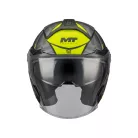 Casca Mt Helmets Cosmo SV Arrow B3 galben fluor mat