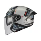 Casca Mt Helmets Cosmo SV Arrow C2 gri lucios