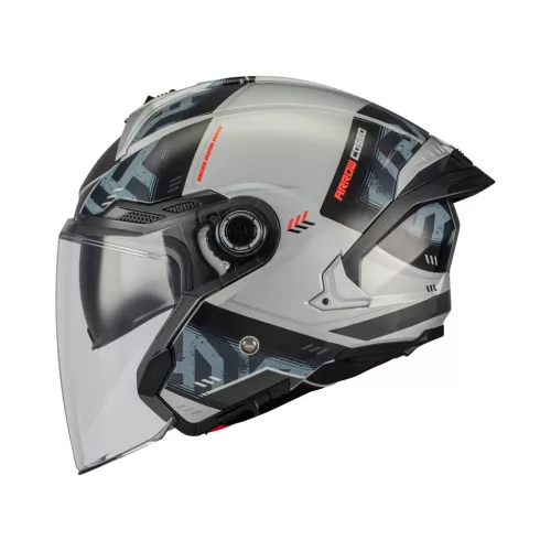 Casca Mt Helmets Cosmo SV Arrow C2 gri lucios