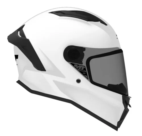 Casca Mt Helmets Stinger 2 Kids Pure A0 alb lucios