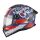 Casca Mt Helmets Stinger 2 Kids Rocket C17 albastru/rosu mat