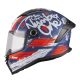 Casca Mt Helmets Stinger 2 Kids Rocket C17 albastru/rosu mat