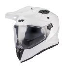 Casca Mt Helmets Track SV Pure A0 alb lucios