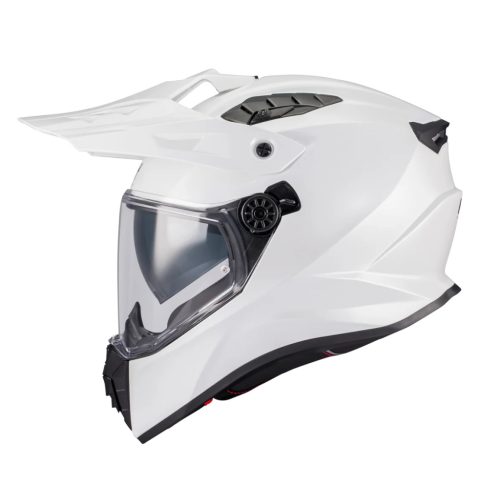 Casca Mt Helmets Track SV Pure A0 alb lucios