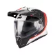 Casca Mt Helmets Track SV Nomad A15 negru/alb/rosu lucios