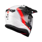 Casca Mt Helmets Track SV Nomad A15 negru/alb/rosu lucios
