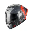 Casca Mt Helmets Thunder 4 R SV Canvas C5 rosu mat