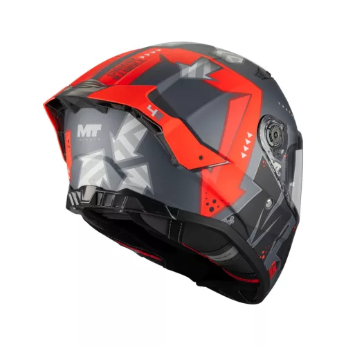 Casca Mt Helmets Thunder 4 R SV Canvas C5 rosu mat