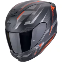 Casca Scorpion EXO-391 AAXO Negru Mat Rosu