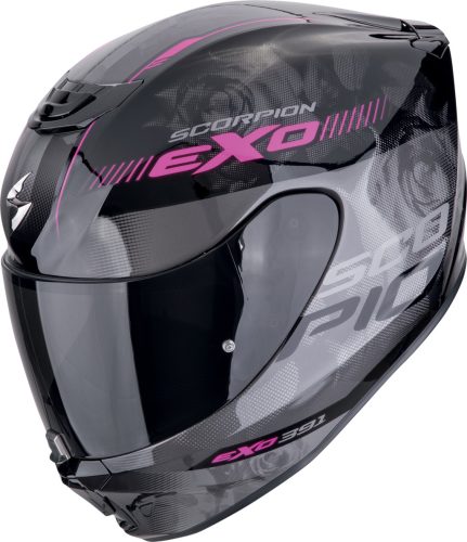 Casca Scorpion Exo-391 Ava Negru/Roz