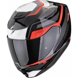 Casca Scorpion EXO-391 LEO Negru Rosu