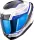 Casca Scorpion EXO-391 LEO Alb Albastru