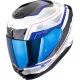 Casca Scorpion EXO-391 LEO Alb Albastru